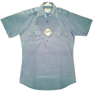 WM Men's Blue Uniform Shirt  NWOT Size 14.5
